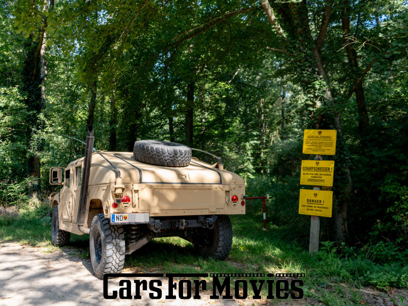 CarsForMovies | Hummer M998 Am Generall Humvee Hummer H1 Hmmwv Slantback 1989 USA Beige Grün Militärfahrzeug Geländewagen außerhalb von Deutschland 7417 